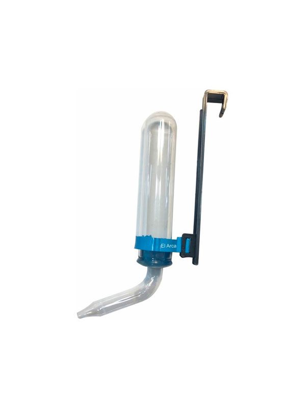 Bebedero hamster vidrio con soporte N-2