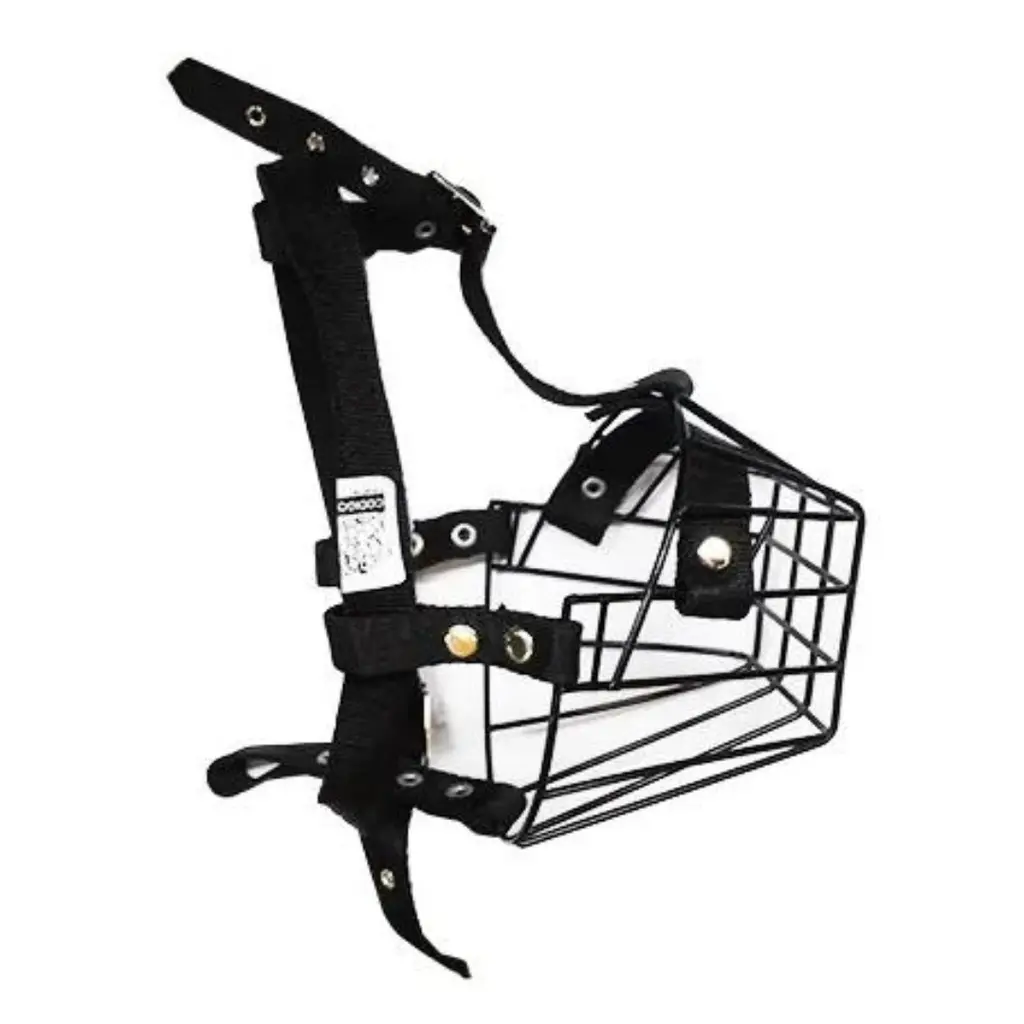 Bozal canasta alambre Epoxi para pitbull