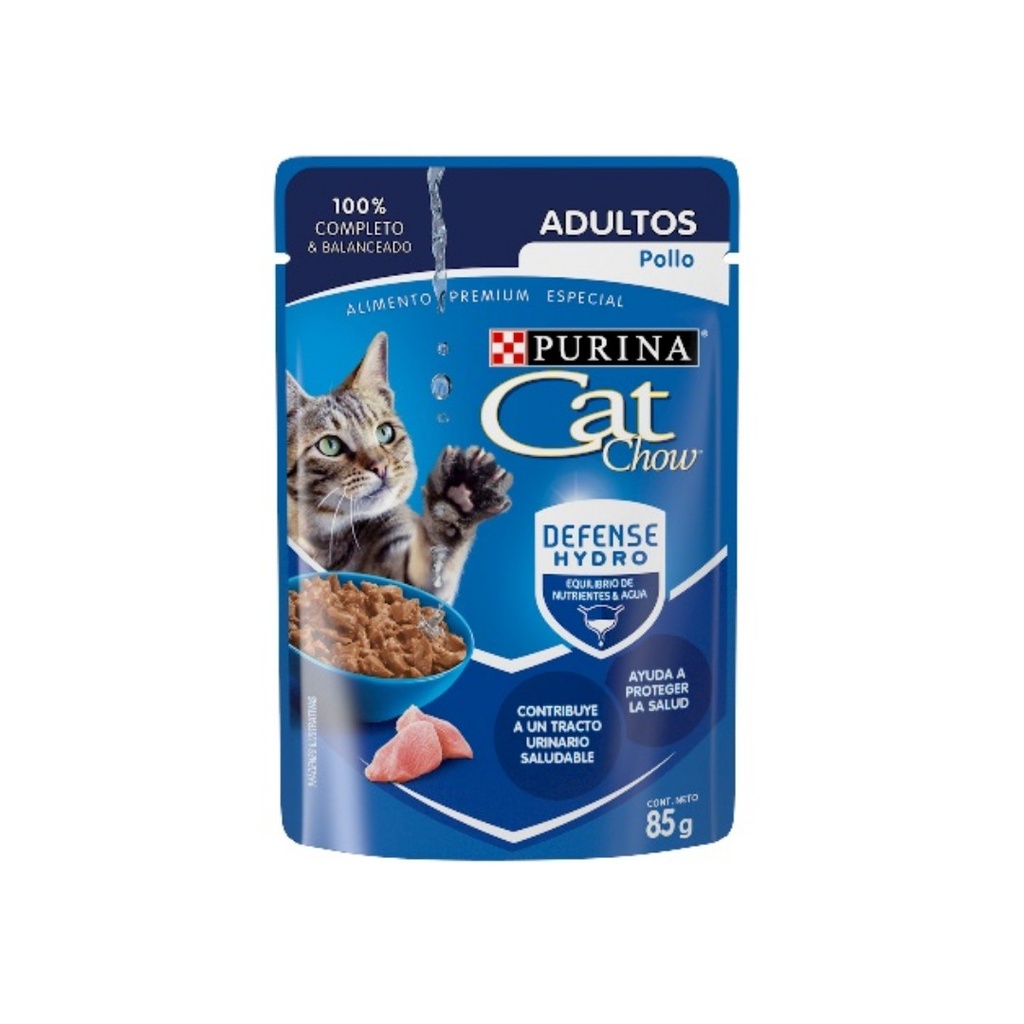 Pouch Cat Chow Adultos Pollo x 85gr