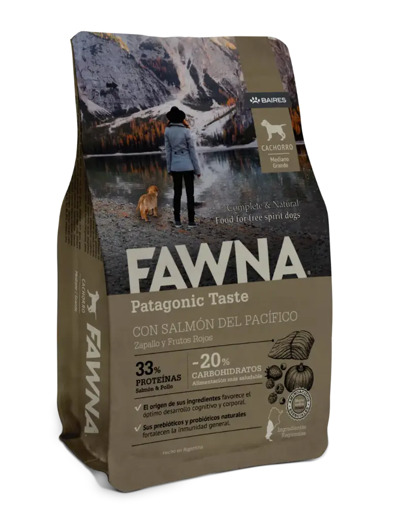 Fawna perro cachorro mordida mediana y grande x 15kg
