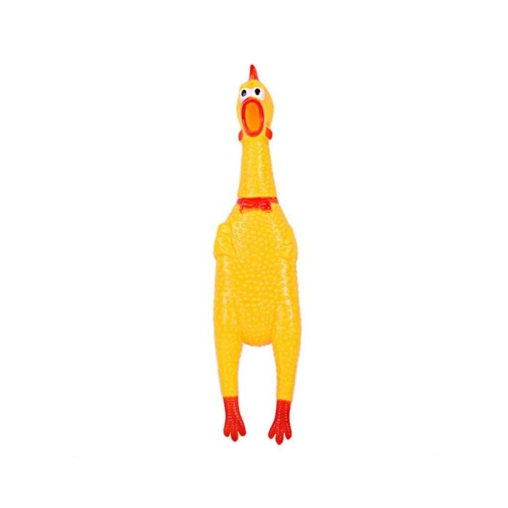 Gallina con sonido amarilla 40cm