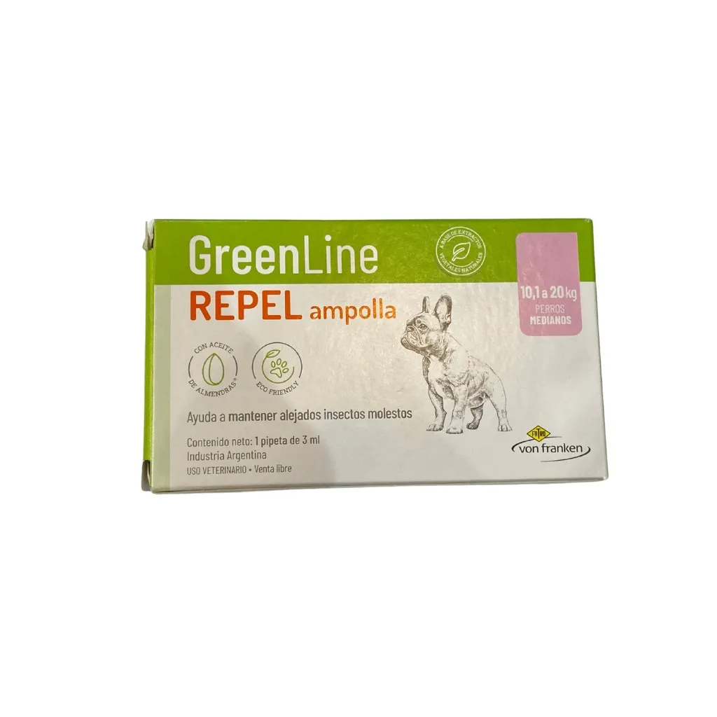 Greenline Repelente Ampolla Perros 10-20kg