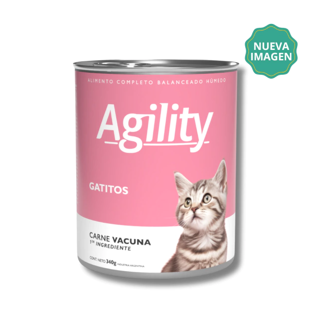 Lata Agility Cats Kitten x 340 gr