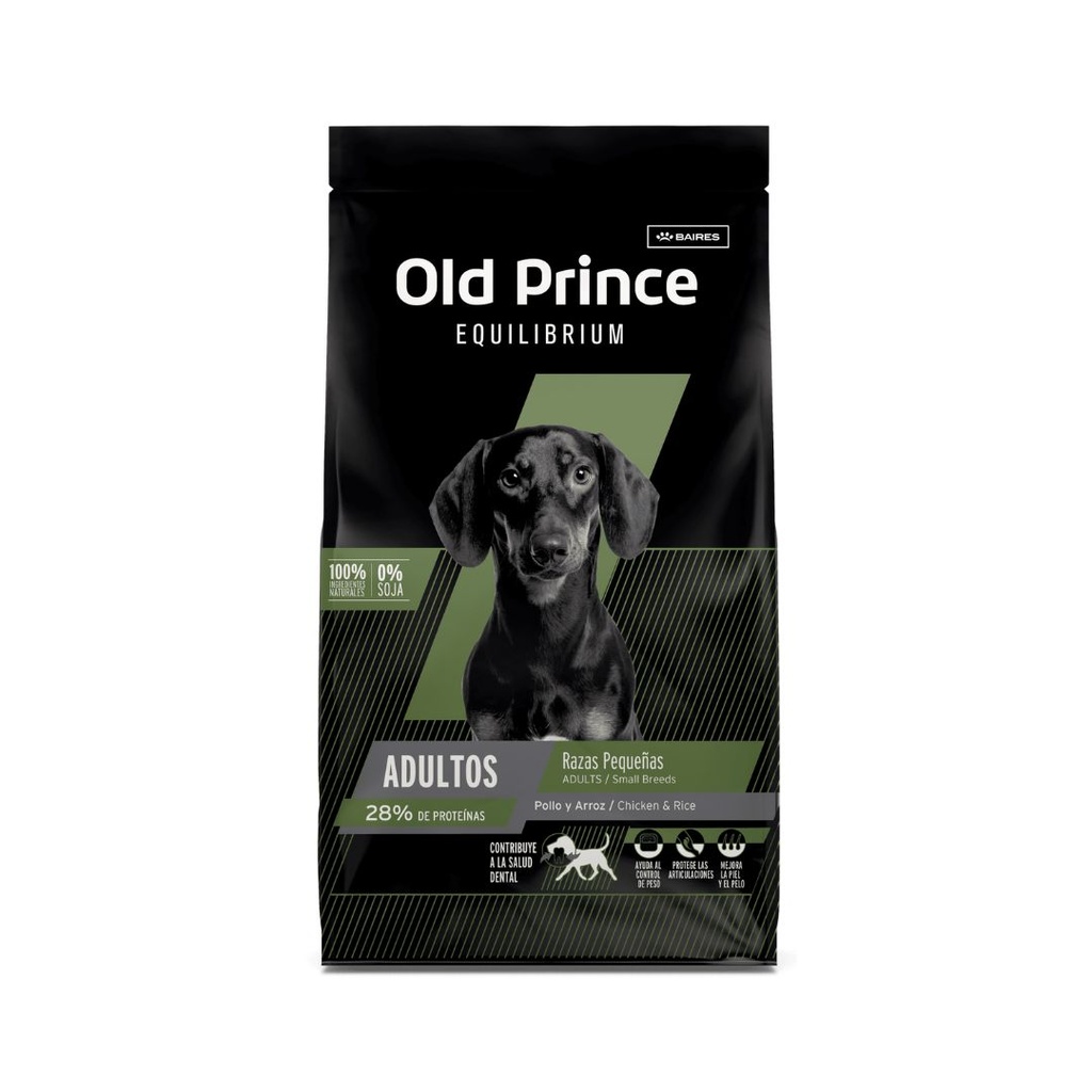 Old Prince Equilibrium dog adulto mordida pequeña x 7,5kg