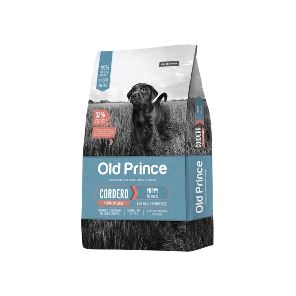 Old Prince Dog Cordero Puppy Med y Gr x 3kg