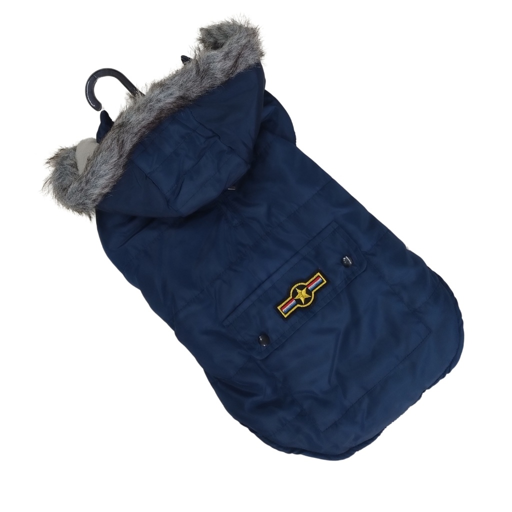 Parka con capucha desmontable L 40cm