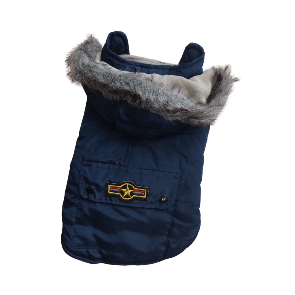 Parka con capucha desmontable M 35cm