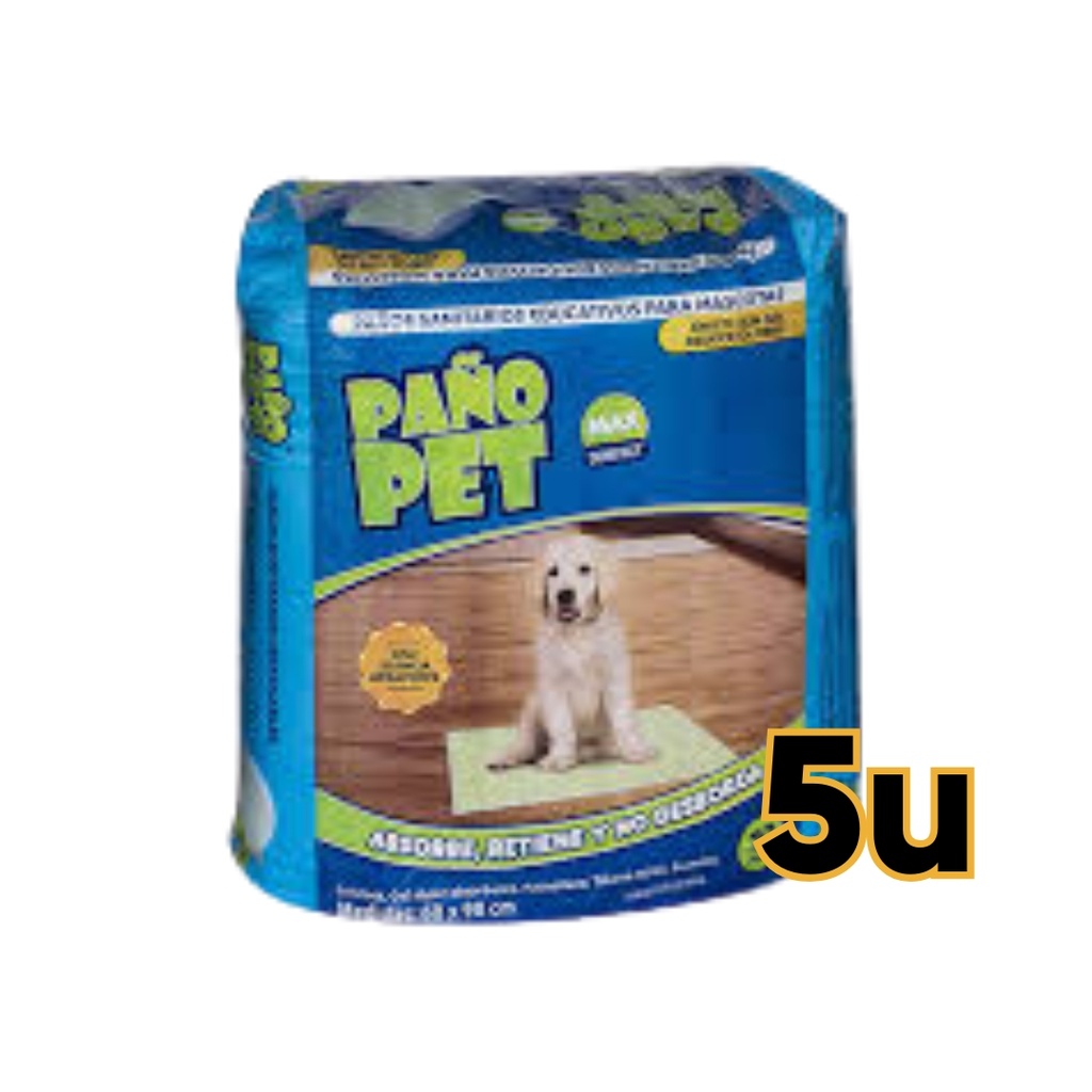 Pañopet Max 60x90cm 5 unidades