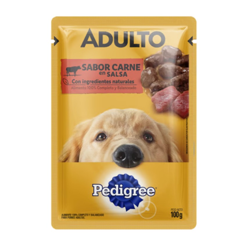 Pouch Pedigree Adulto Carne x 100gr