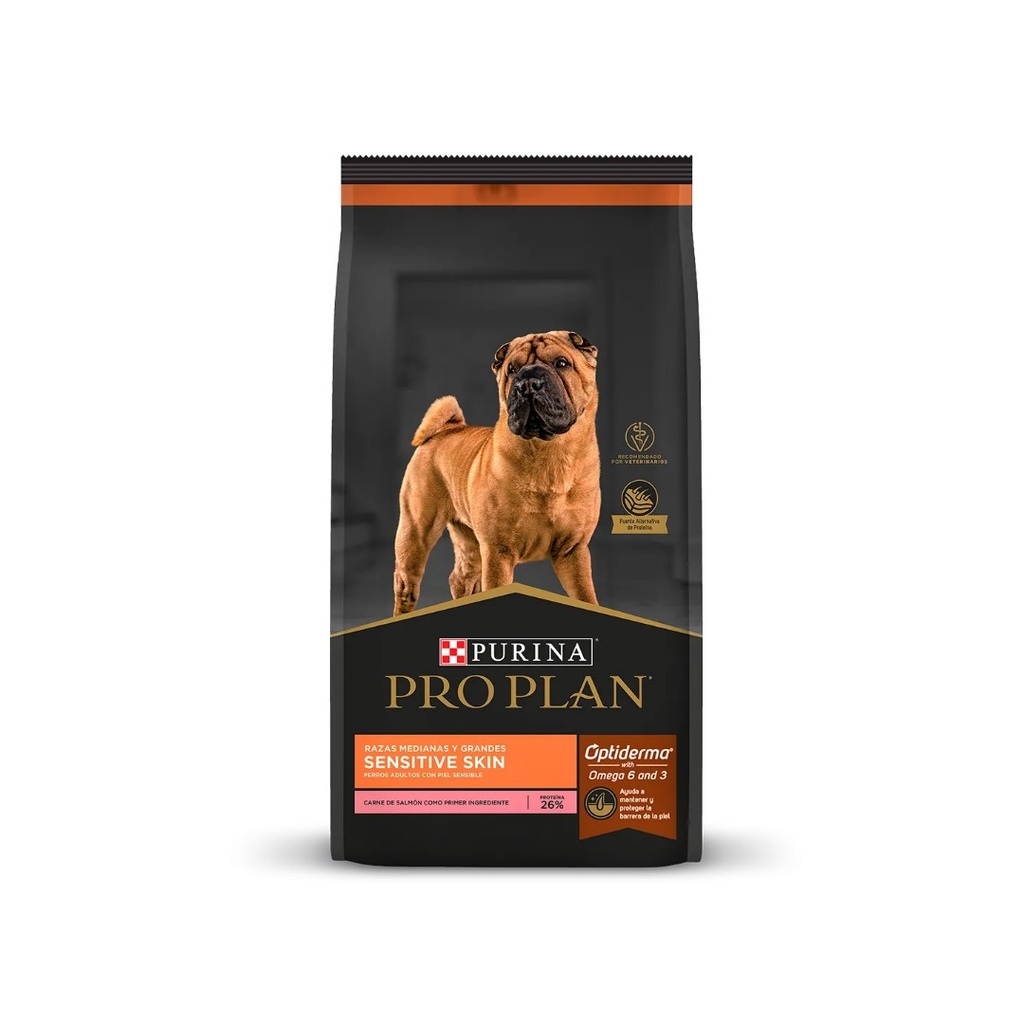 Pro Plan Dog Sensitive Skin Med y Gr x 12kg