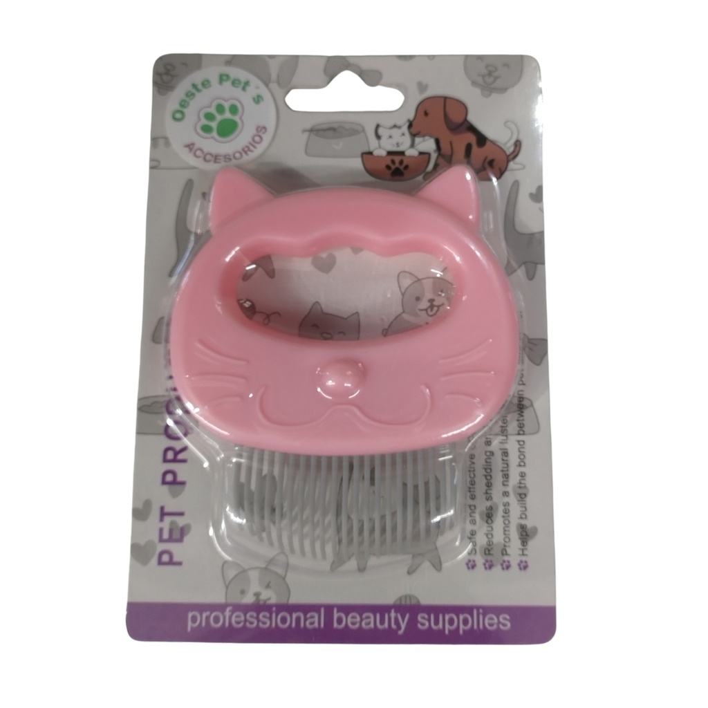 Rasqueta plastica para gato importada