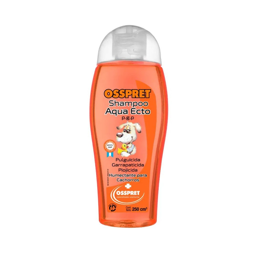 Shampoo Osspret Aqua Ecto Pulg-Garrap x 250ml