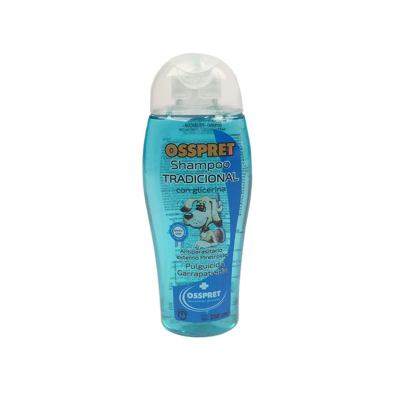 Shampoo Osspret Pulguicida Garrapaticida x 250ml