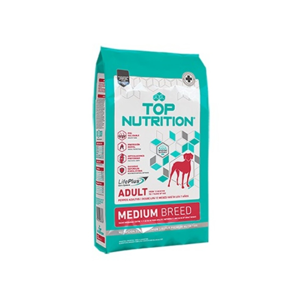 Top Nutrition Dog Adult Medium x 3kg