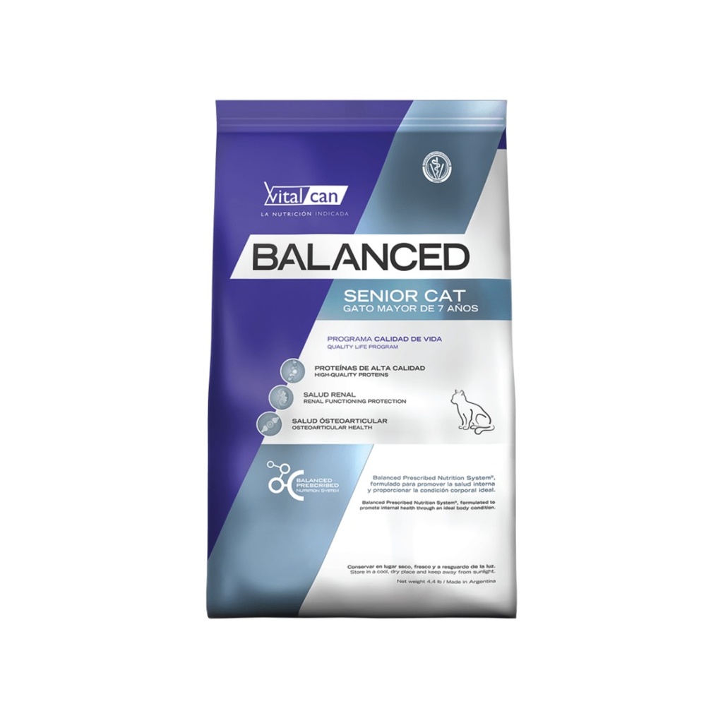 Vital Balanced Cat Senior x 7,5kg