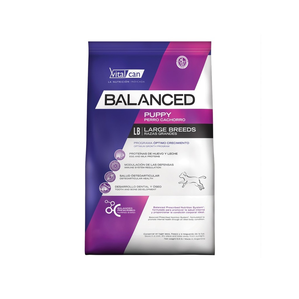 Vital Balanced Dog Puppy Large x 3kg