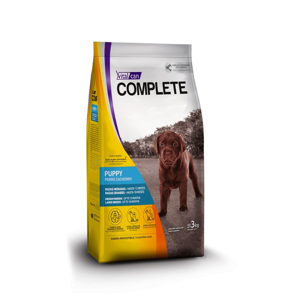Vital Complete Dog Junior Med y Gr x 20kg