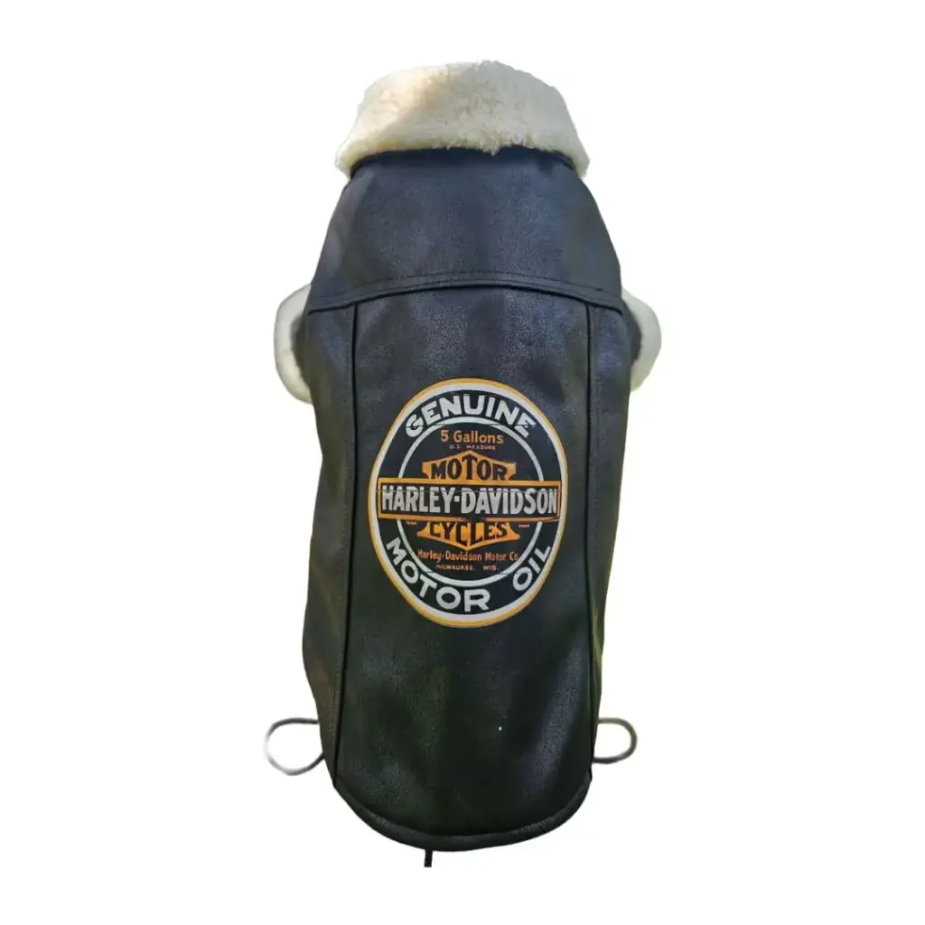 Campera de ecocuero y corderito Talle 2