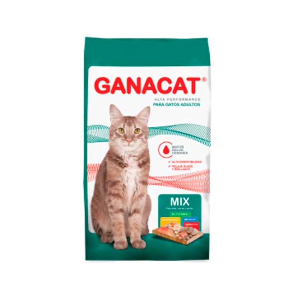 Ganacat Gatos Adultos Mix x 15kg