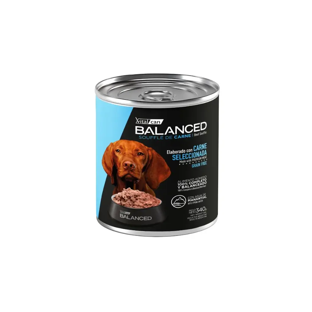 Balanced Souffle de Carne Perro Adulto x 340gr