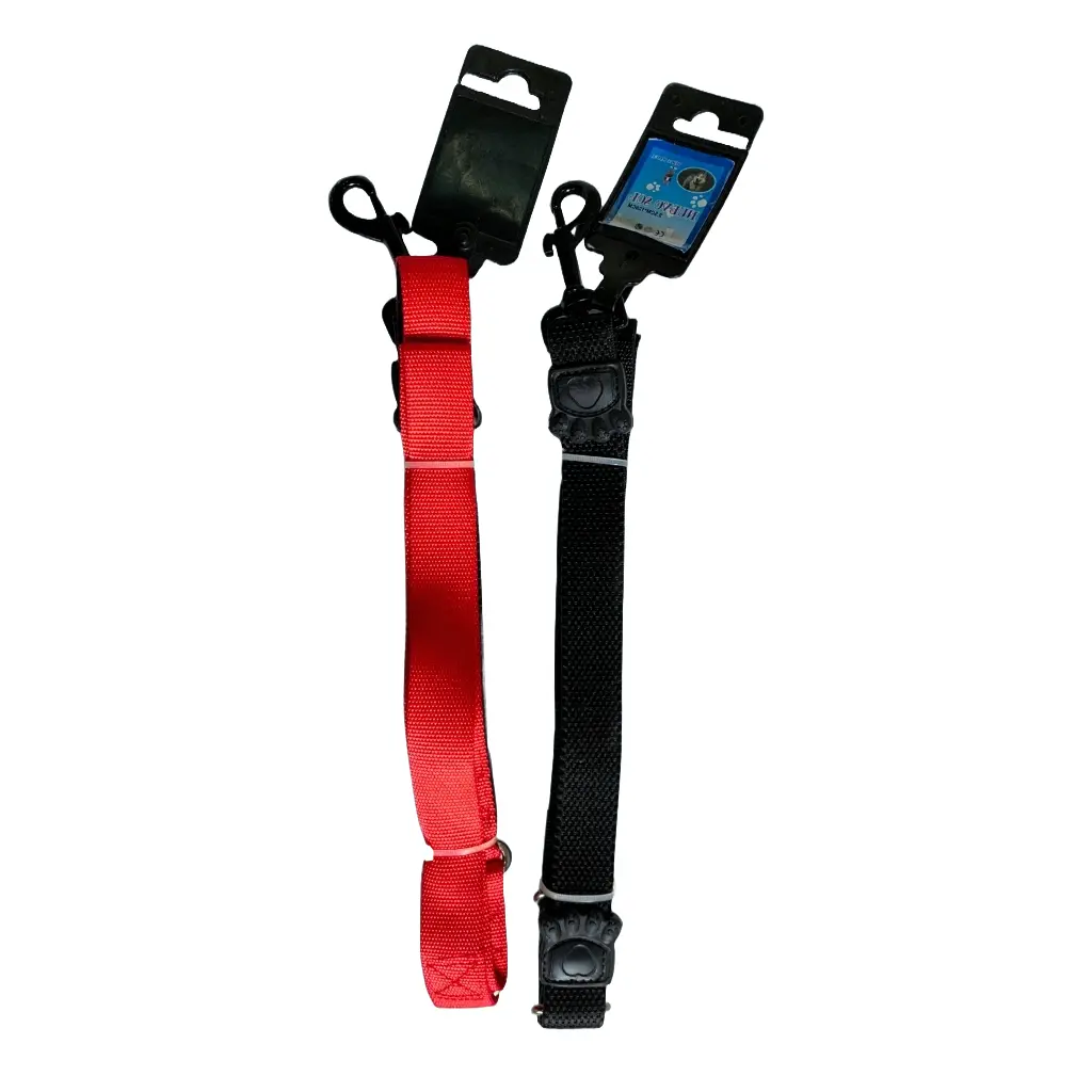 Correa lisa negra huellita