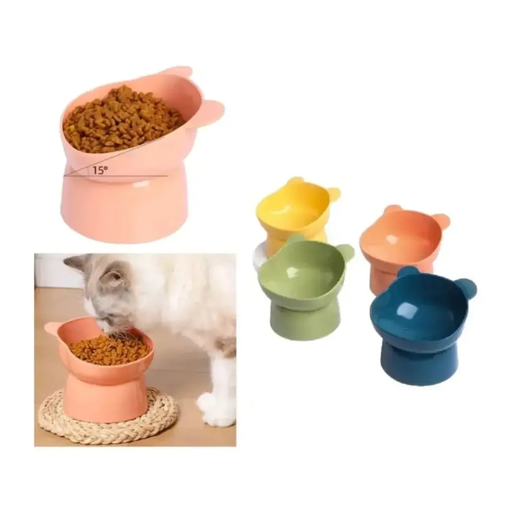 Comedero osito con altura