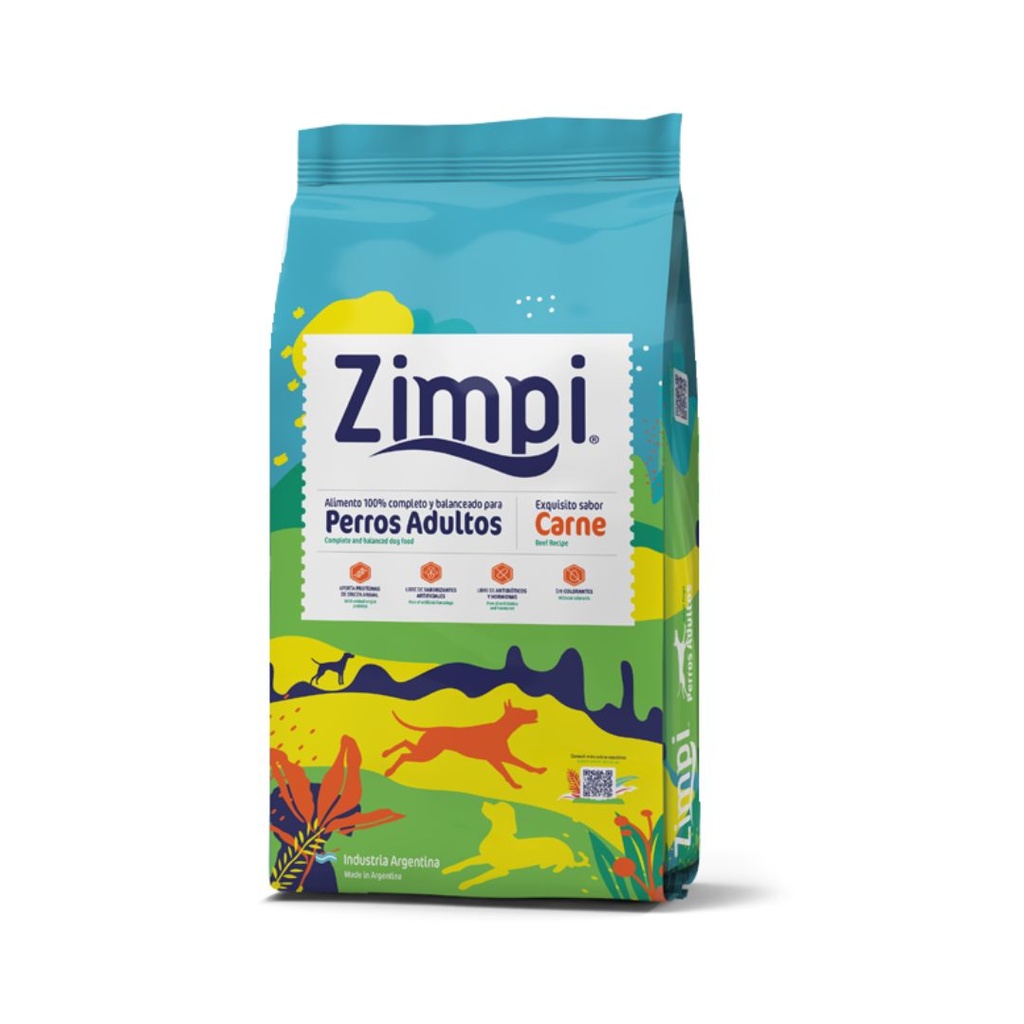 Zimpi Perros Adultos Sabor Carne x 25kg
