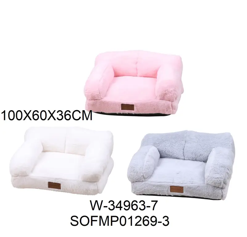 Cama sofá mascota 100x60x36cm