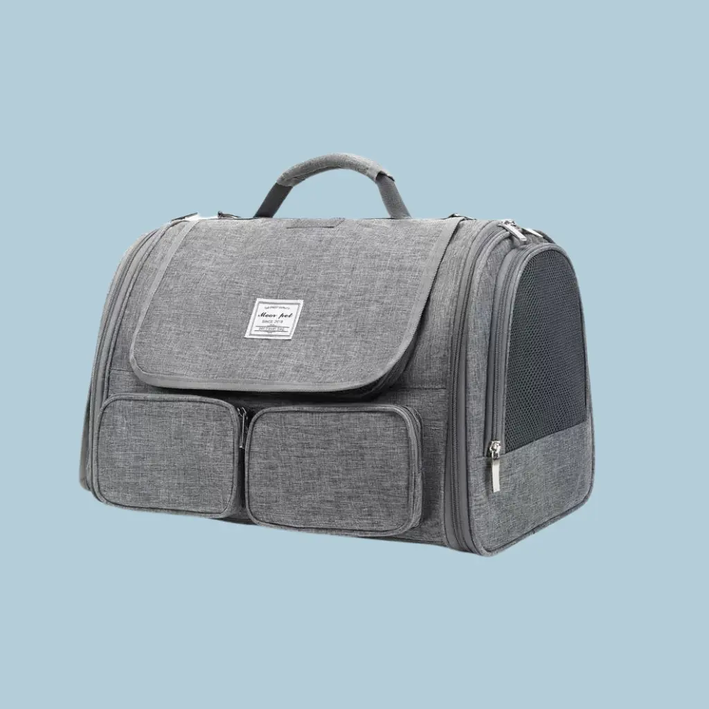 Bolso transportadora premium apto avión 45x28x30