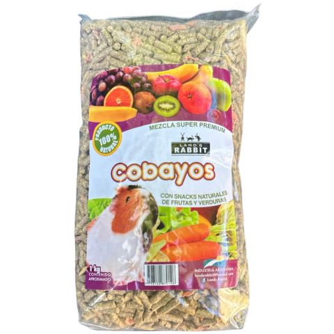 Balanceado cobayo premium x 1kg LR
