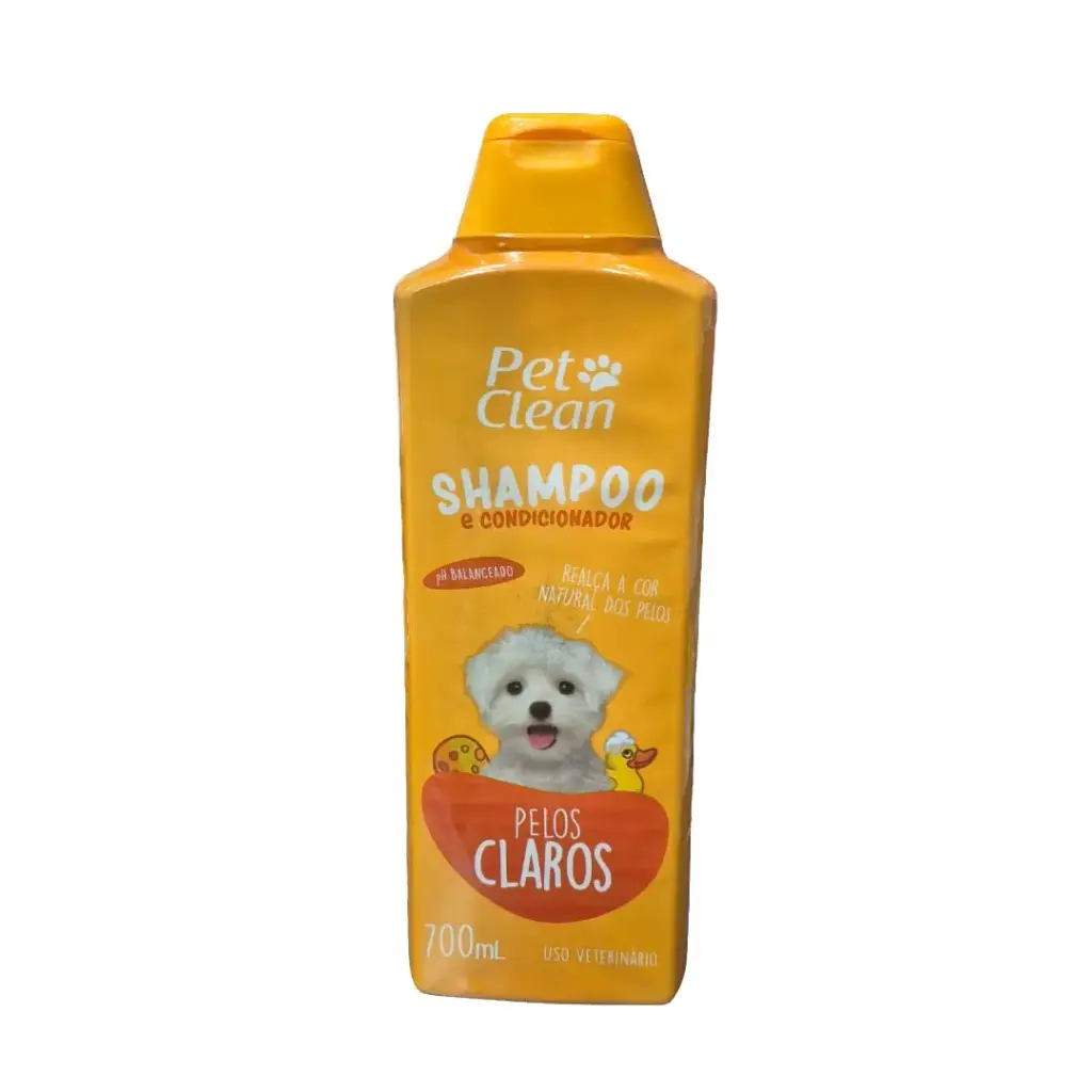 Shampoo pelo claro Pet Clean