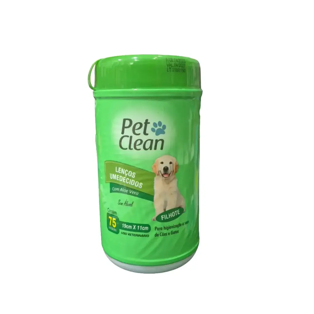 Toallitas húmedas para cachorros Pet Clean