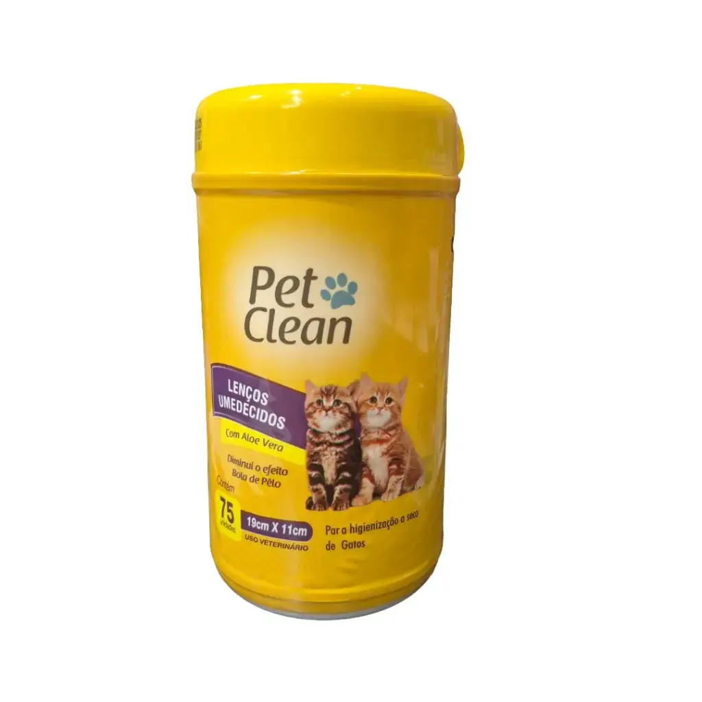 Toallitas húmedas para gatos Pet Clean