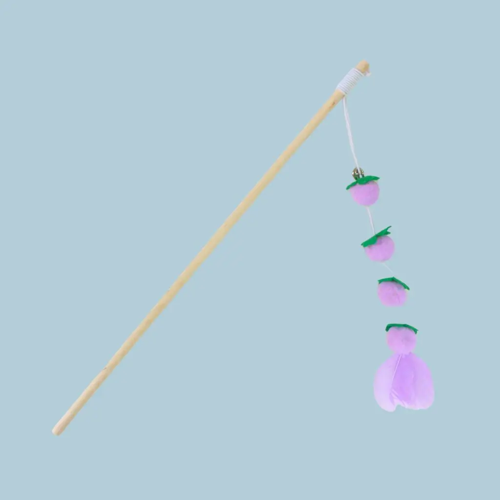 Cañita para gato frutillas