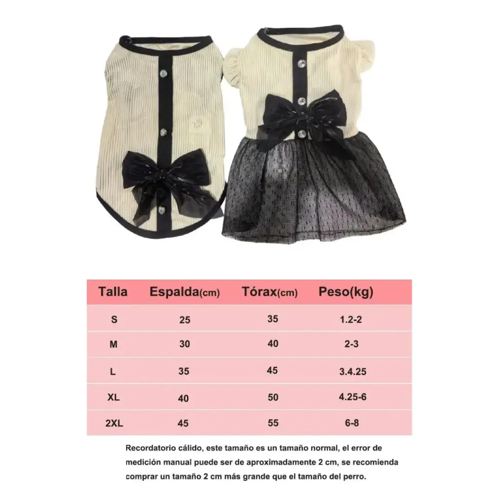 Vestido liso Talle XL
