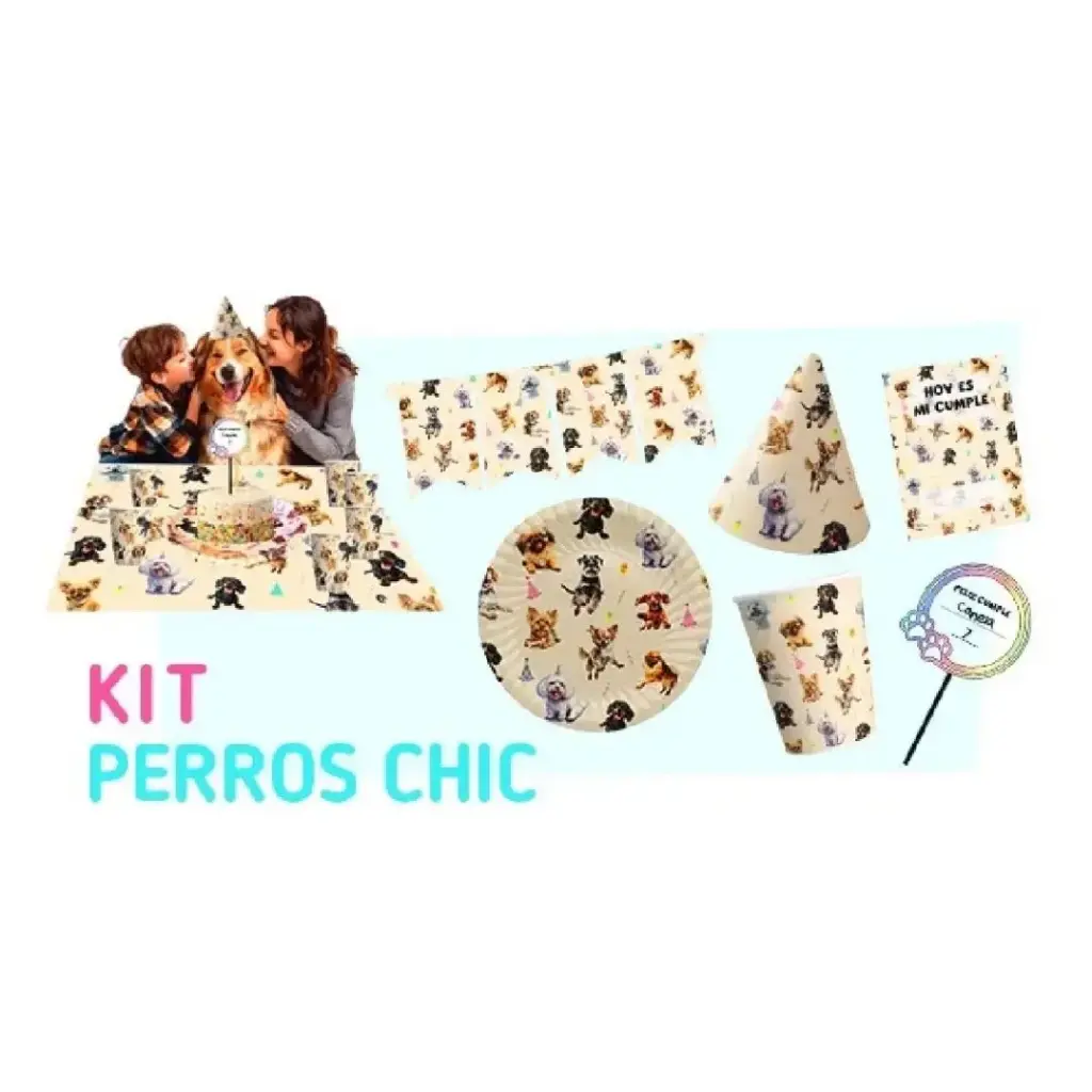 Kit cotillón perritos chicos