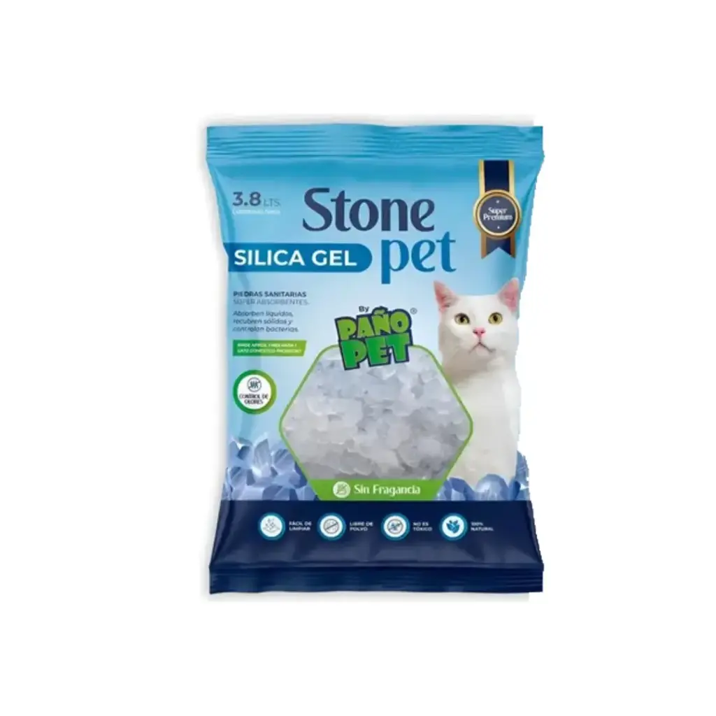 Silicas Stone Pet PañoPet neutras x 3,8L