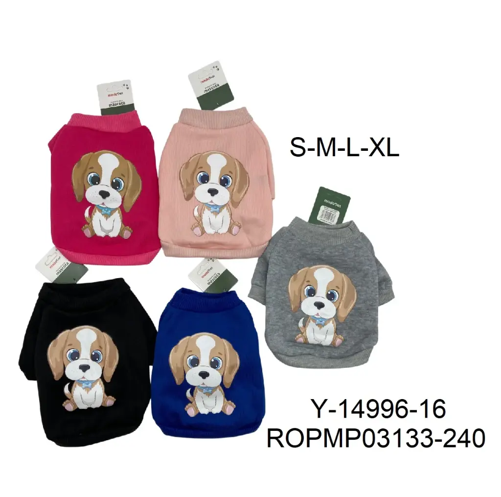Buzito estampado perrito Talle M