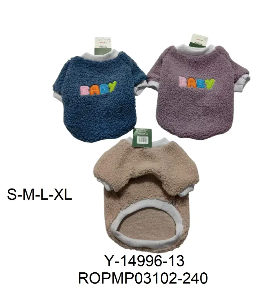 Buzito corderito baby Talle S