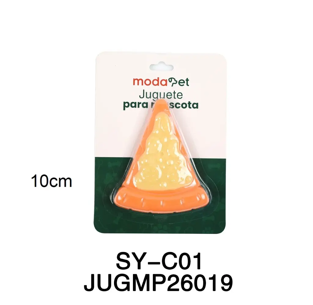 Juguete mordillo duro 10cm pizza