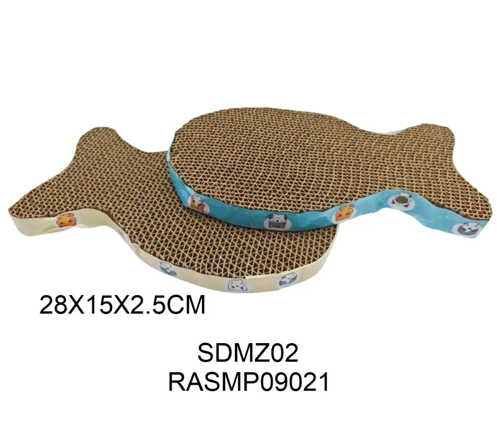 Rascador económico forma de pez 28cm