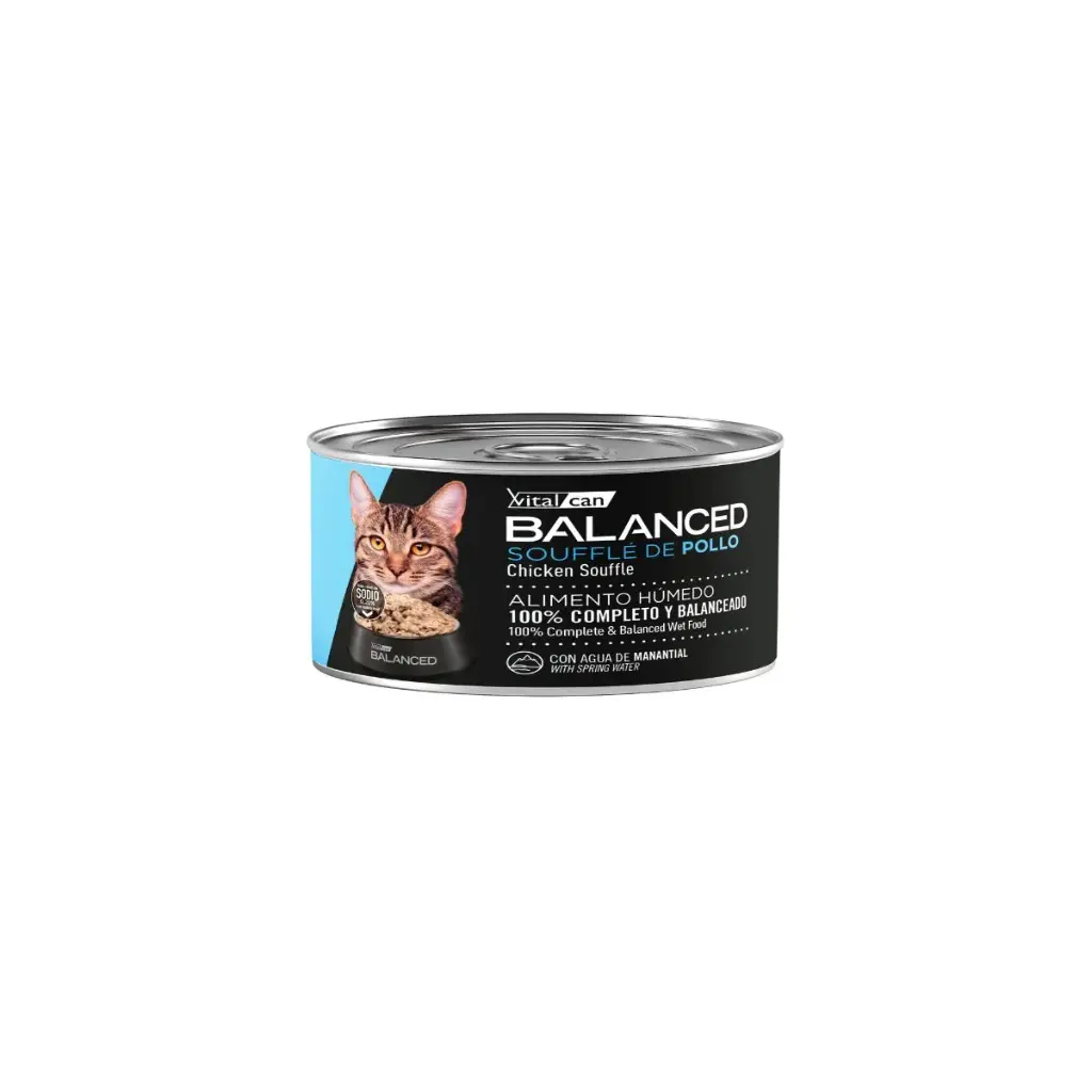 Balanced Souffle de Merluza Gato Adulto x 85gr 