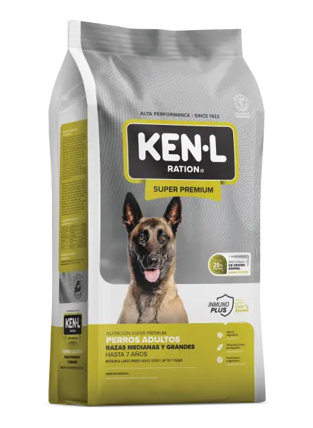 Ken-L SUPER PREMIUM Dog Adultos Medium y Large x 20kg