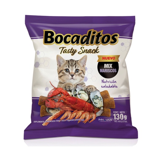 [730032] Bocadito gato Mix de Mariscos x 130gr
