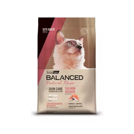 [21752] Vital Balanced Natural Recipe Cat Adult Salmón x 3kg