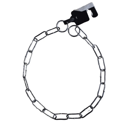 [AL3070] Collar ahorque salvapelo cromado 3mmx70cm