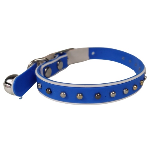 [OP057] Collar para gato silicona con apliques