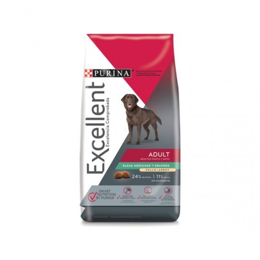 [12570809] Excellent Dog Adult C&R Med Gr x 20kg