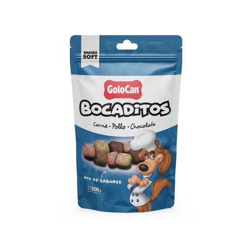 [330D] Golocan bocadito fino carne pollo y chocolate x 500gr