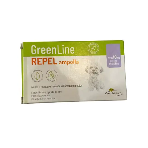 [0060-000532-0] Greenline Repelente Ampolla Perros 0-10kg